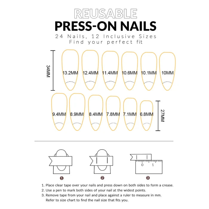 3D Sakura French Ombre Cat-Eye Fake Nails 24 Pieces Elegant Design for Daily Use