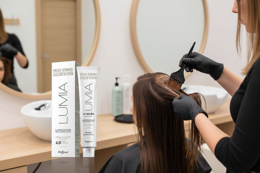 Lumia 4.0 brown hair colour available from Salonserv Direct