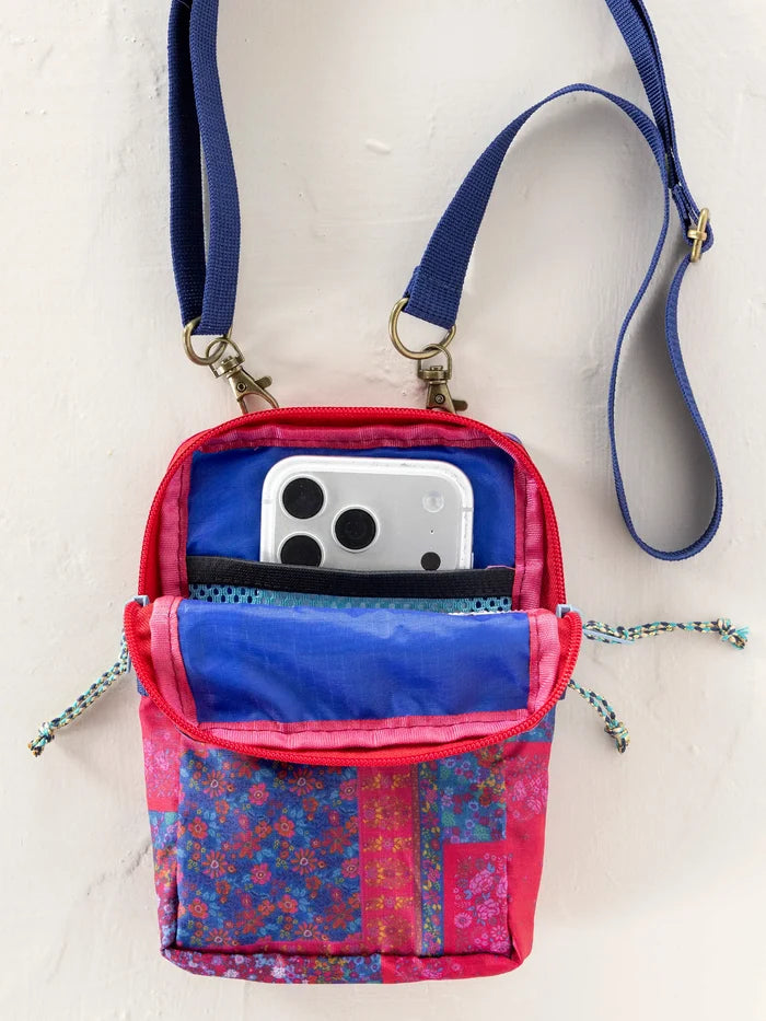 8-in-1 Pocket Crossbody - Jewel Positano Scarf-view 3