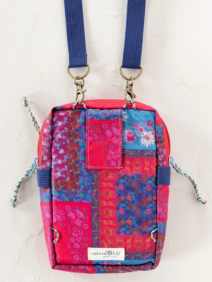 8-in-1 Pocket Crossbody - Jewel Positano Scarf-view 4