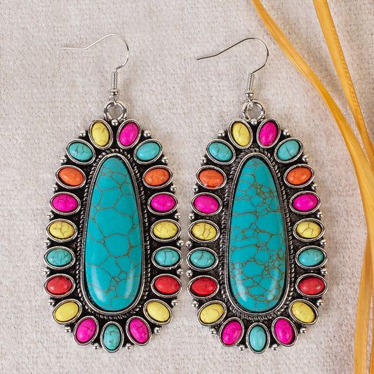 93273 - Squash Blossom Earrings - Multi