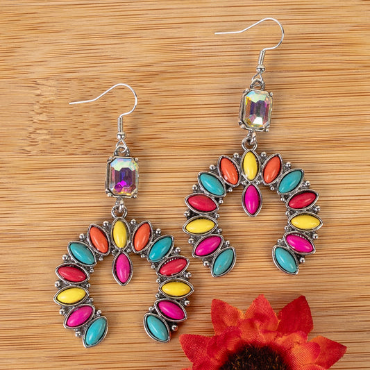 93284 - Squash Blossom Earrings - Multi