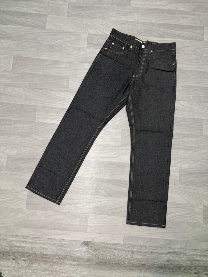 PJ MARK STRAIGHT FIT JEANS - 41850 - RAW BLACK