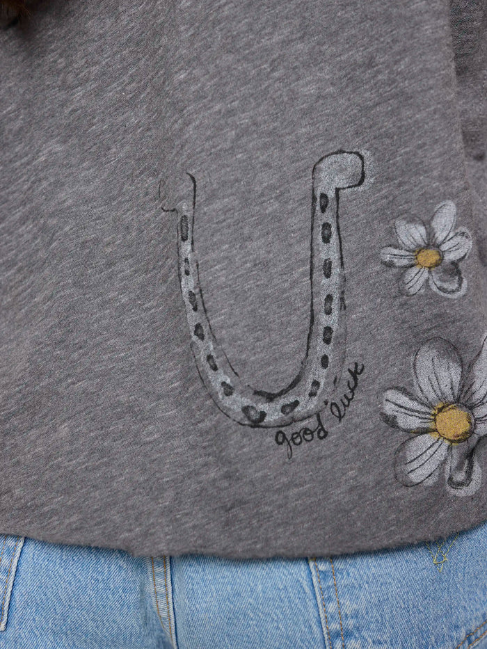 Aiden Cotton Tee - Charcoal-view 4
