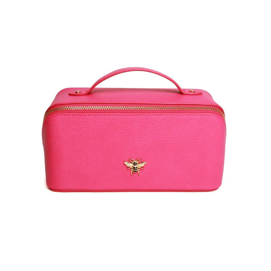Alice Wheeler London Hot Pink Train Case