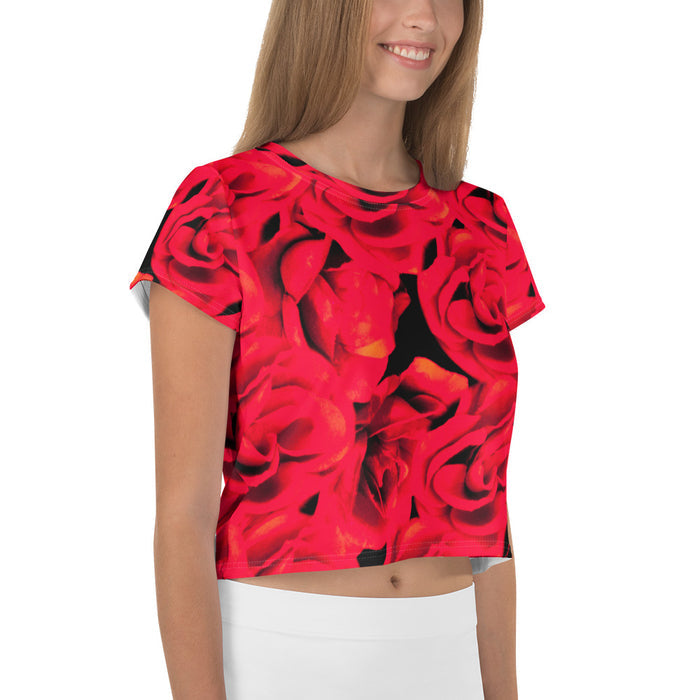 All-Over Print Crop Tee