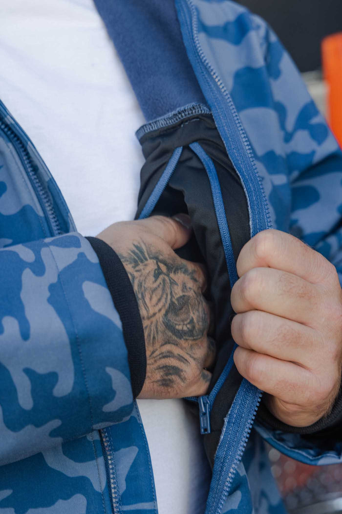 Anchor Jacket - Blue Camo