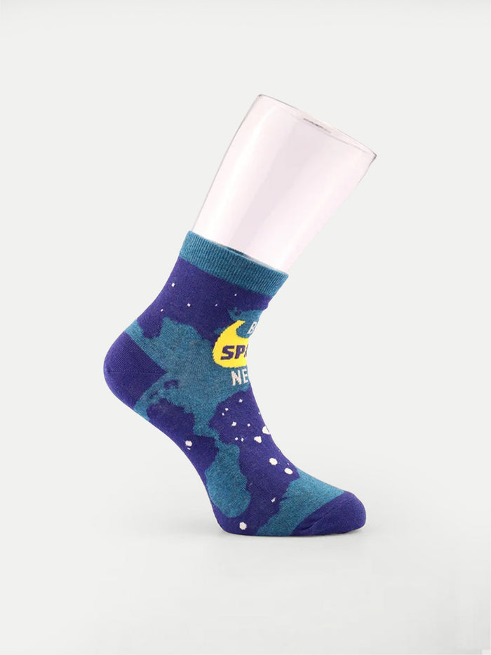 Ankle Socks - Big Space Nerd | Blue-Image 2