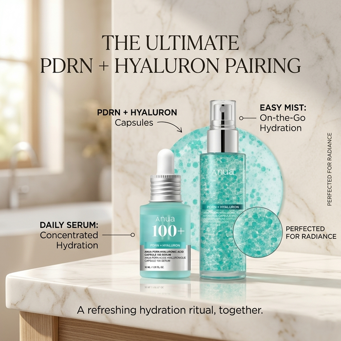 ANUA PDRN + Hyaluronic Glow Duo Set - DOKAN