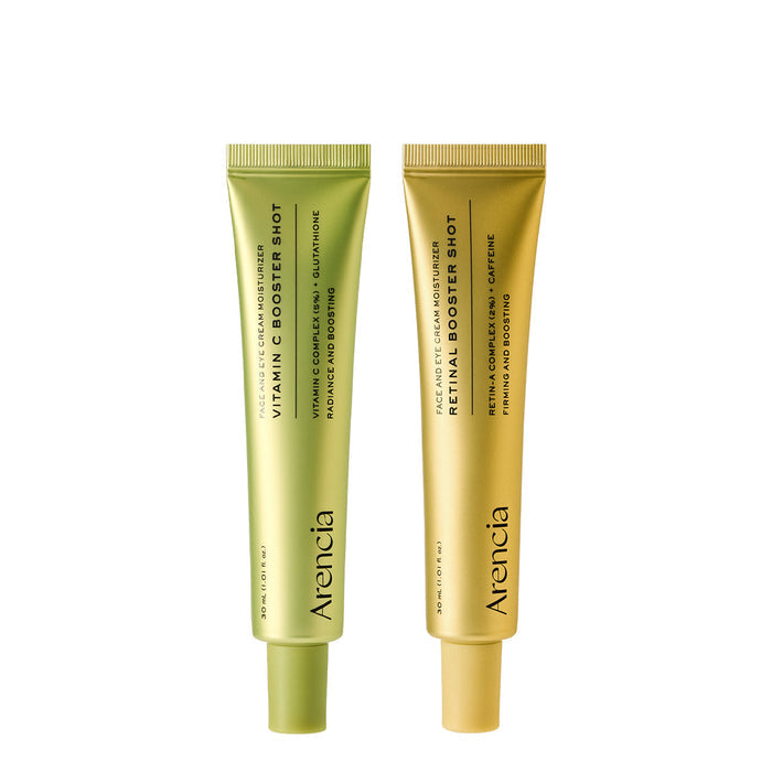 ARENCIA Booster Shot Retinal & Vitamin C Skin Renewal Duo - DOKAN