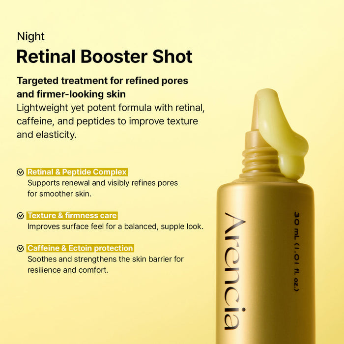 ARENCIA Booster Shot Retinal & Vitamin C Skin Renewal Duo - DOKAN