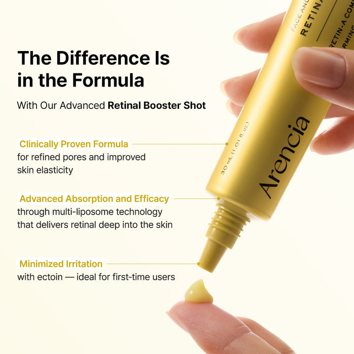ARENCIA Booster Shot Retinal & Vitamin C Skin Renewal Duo - DOKAN