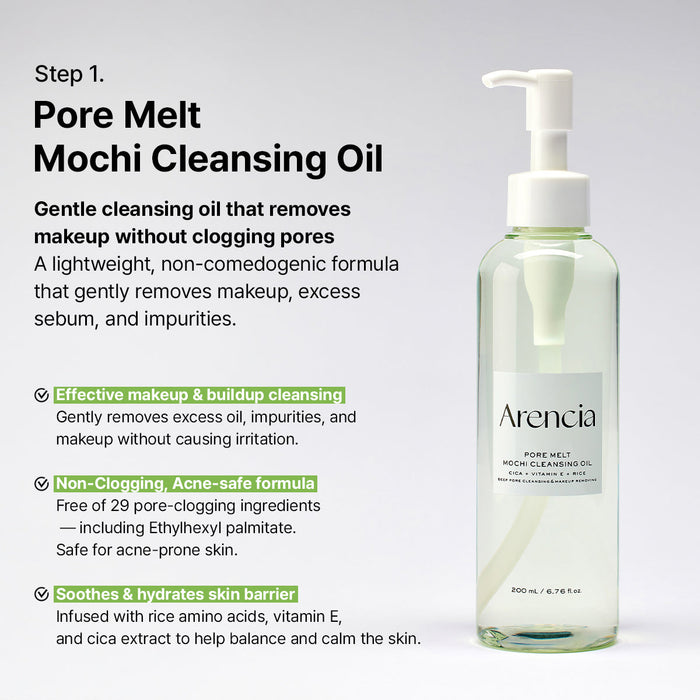 ARENCIA Pore Melt Double Cleansing Duo - DOKAN