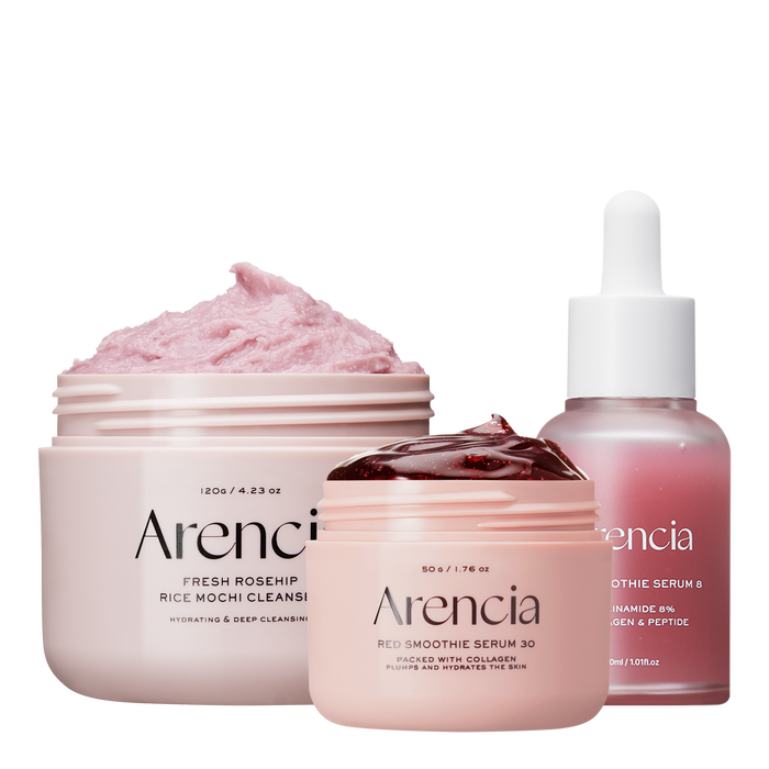 ARENCIA Red Collagen Jello Skin Trio - DOKAN