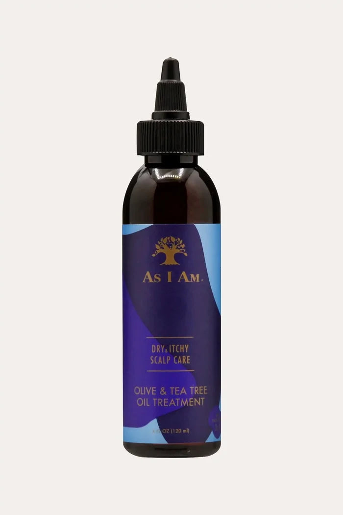 AS I AM DRY & ITCHY SCALP CARE OLIVE & TEA TREE OIL TREATMENT 4oz - BSW BEAUTY CANADA