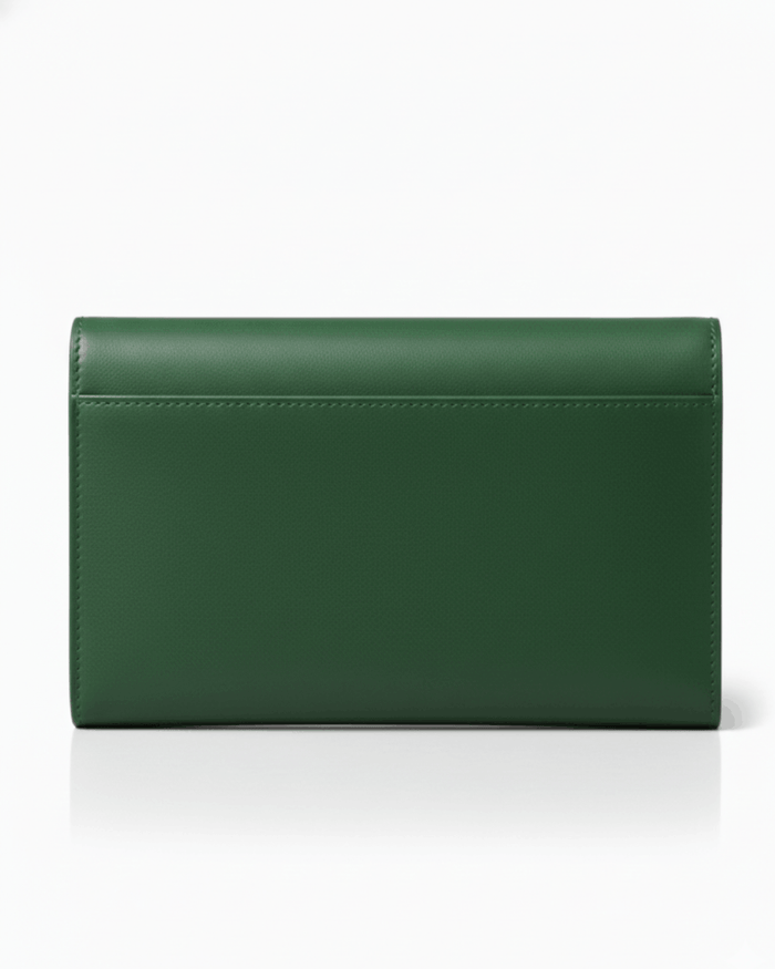 Aspen Forest Green Plant-Based Leather Travel Wallet (Pre-order 28th Nov 2026)