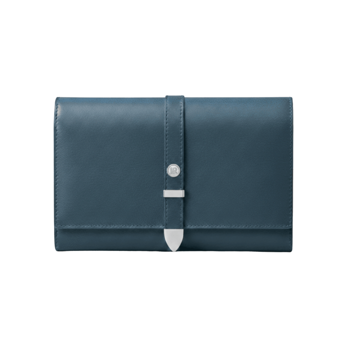 Aspen Navy Blue Plant-Based Leather Travel Wallet ( Available for Pre-order for 28th November Delivery)