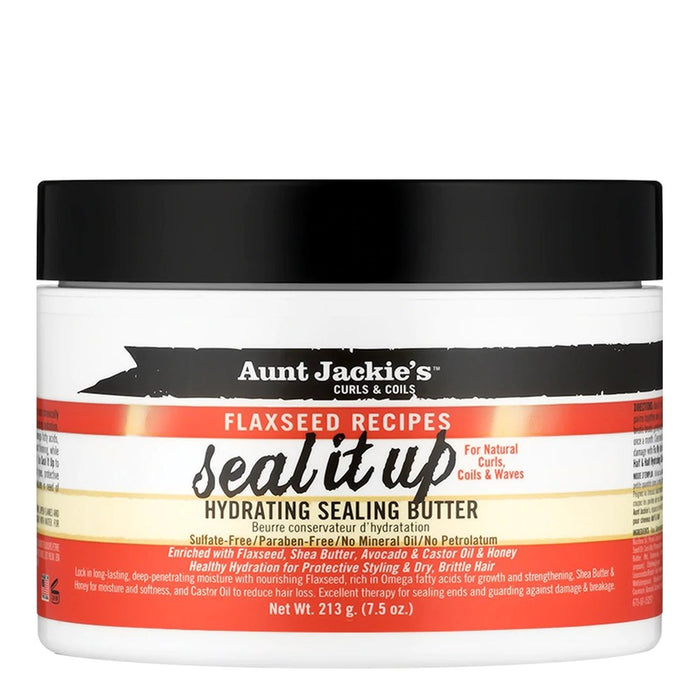 AUNT JACKIE'S Flaxseed Seal It Up Hydrating Sealing Butter (7.5oz)⁠