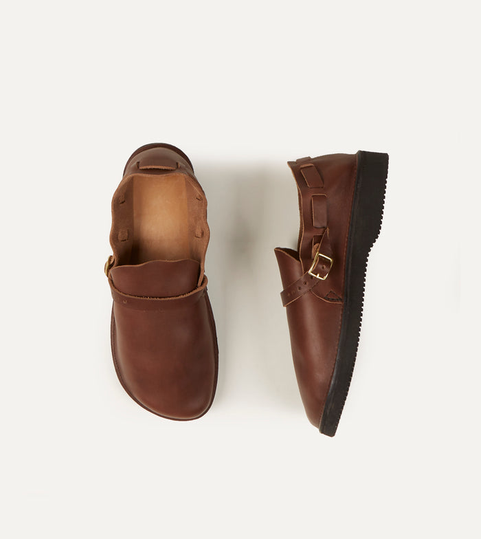 Aurora Shoe Co. Middle English Brown Full Grain Leather Shoe