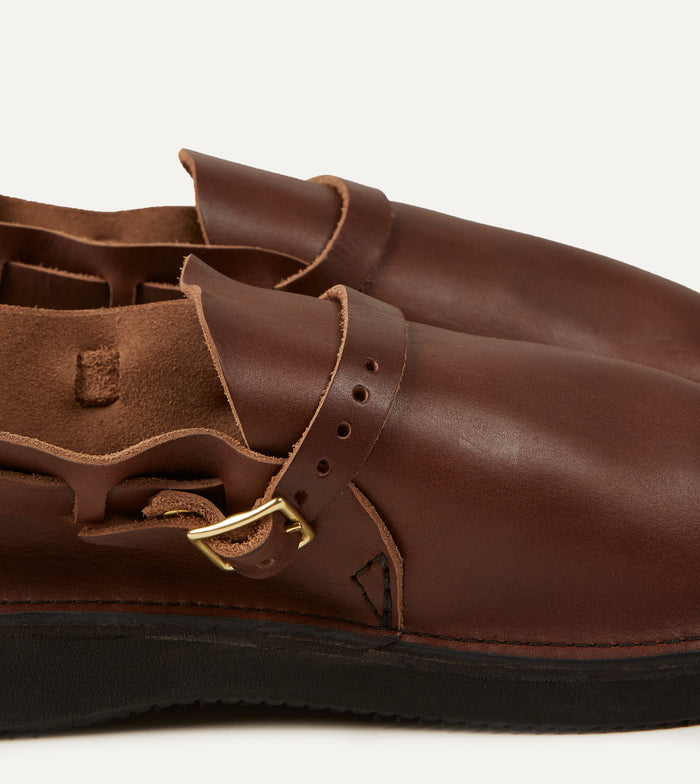 Aurora Shoe Co. Middle English Brown Full Grain Leather Shoe
