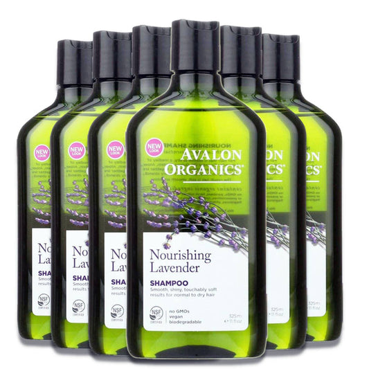 Avalon - Organics Shampoo Lavender Nourishing  11 Fl. oz, 6 Pack