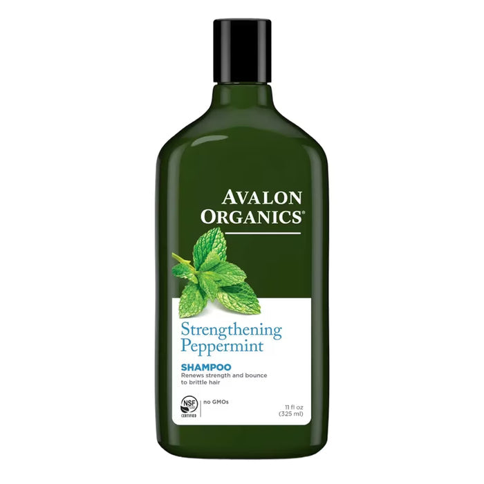 Avalon - Organics Shampoo Strengthening Peppermint  11 Fl. oz - 6 Pack