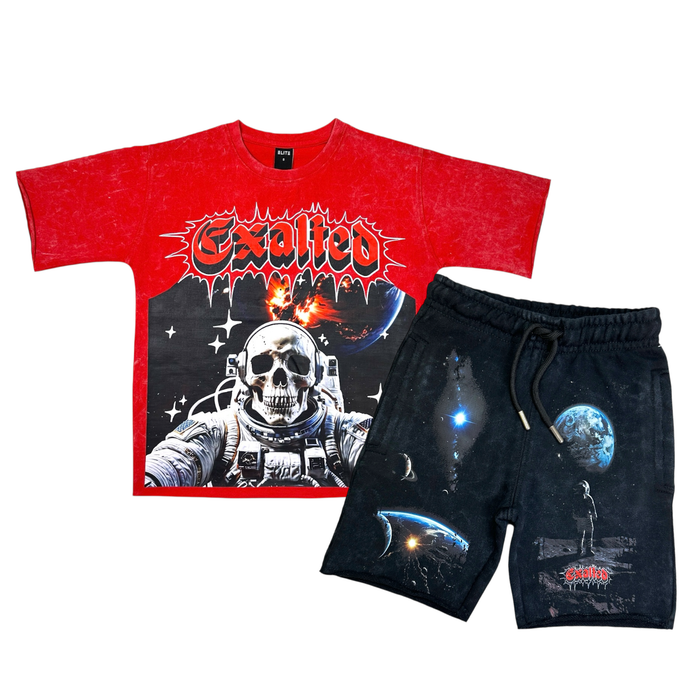 (B) ELITE SHORT SET - 4290-JP - RED