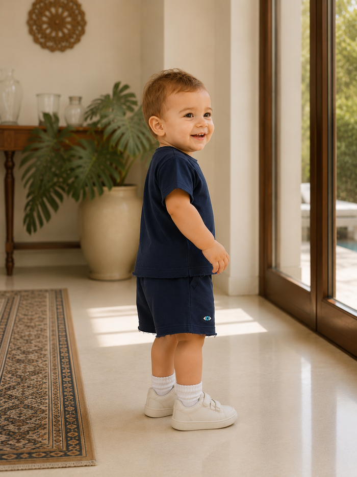Baby Nicki Soft Shirt – Navy