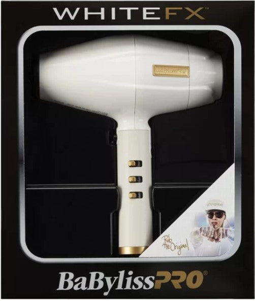BaBylissPRO WhiteFX High Performance Turbo Dryer #  FXBDW1 - Palms Fashion Inc.