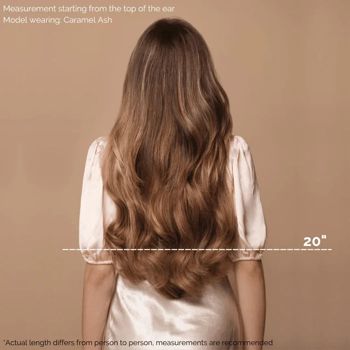 Balayage- Cool Brown (10C) to Grey (60G) 20" 210g - Clip-Ins
