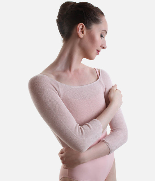 Bamboo Knit Ballet Crop Top - 6620
