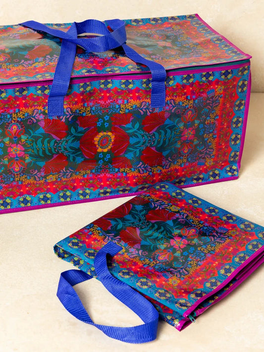 Better Than A Box Packing Tote Set - Red Folk Flower-view 1