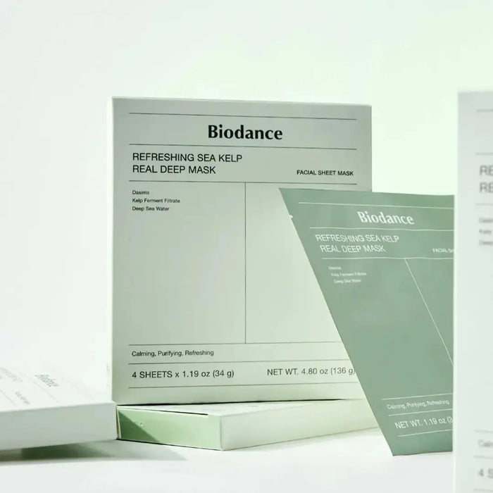 BIODANCE Radiant Vita Niacinamide Real Deep Mask 4 pcs pack 34 gm - DOKAN
