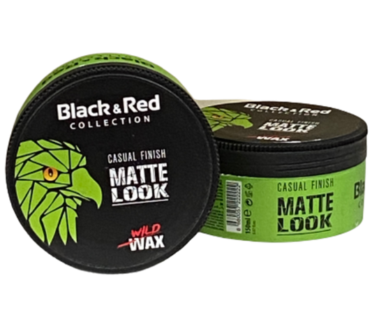 Black & Red Matte Look Wild Wax 150 ml