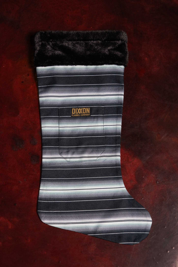 Black Serape Xmas Stocking