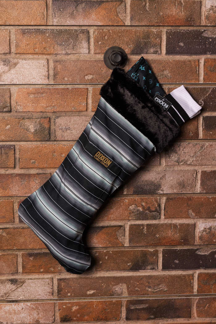 Black Serape Xmas Stocking
