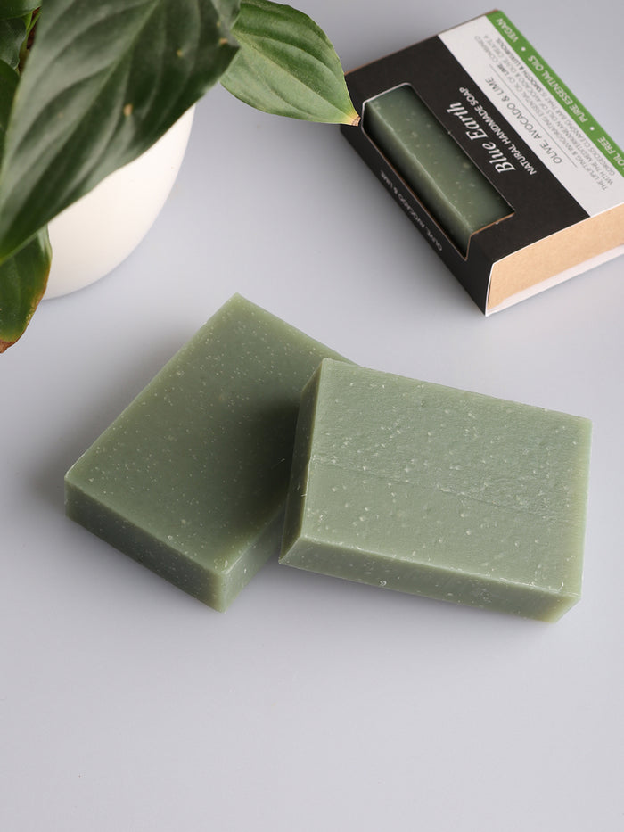 Blue Earth Soap | Olive Avocado & Lime-Image 1