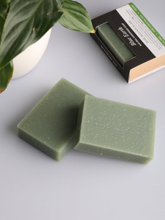 Blue Earth Soap | Olive Avocado & Lime-Image 1
