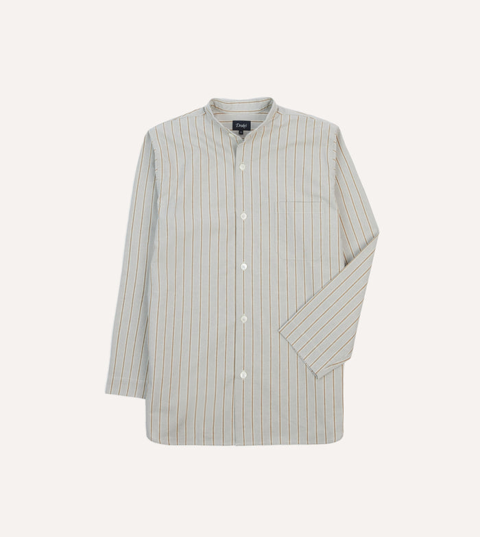 Blue Stripe Cotton Pyjama Set