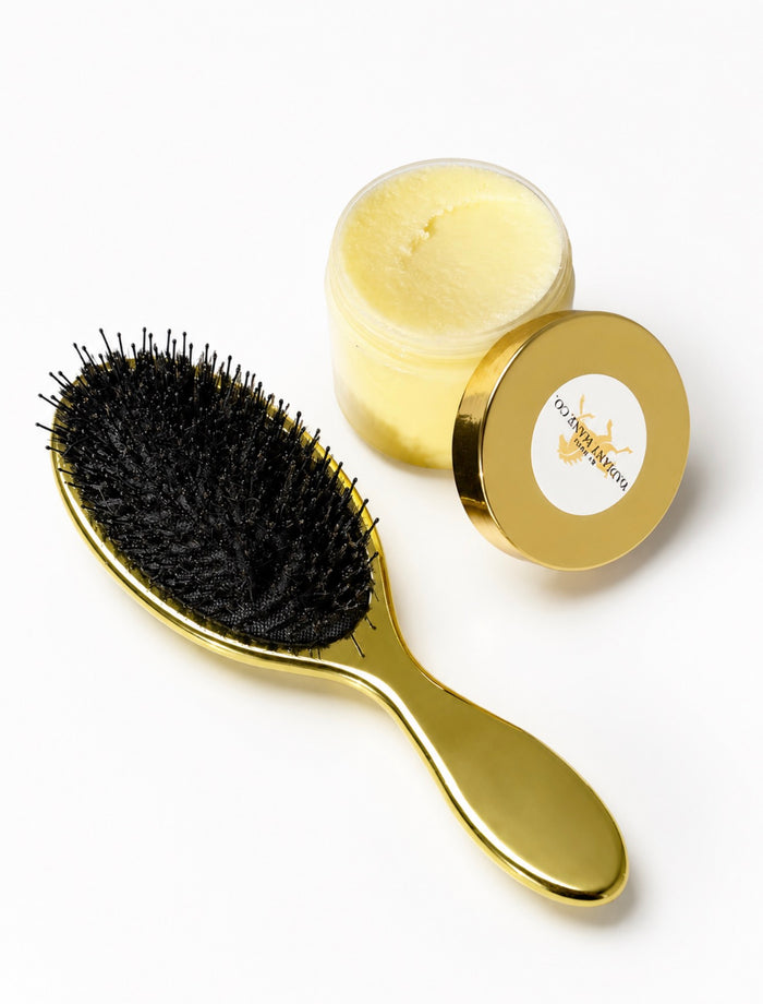 Boar Bristle Brush + Hair Mask (limited-edition pairing)