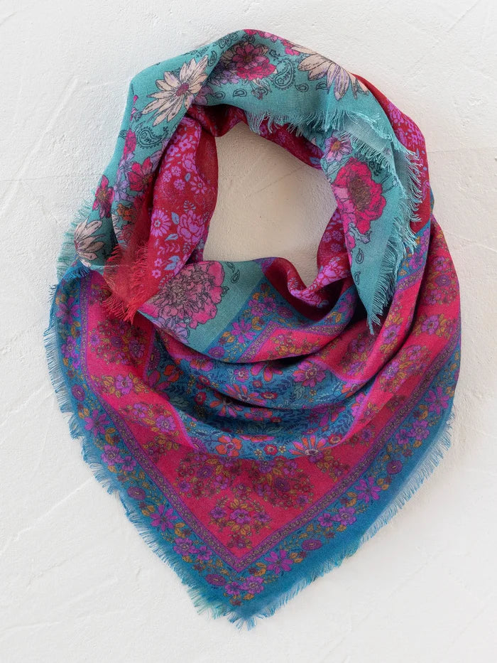Boho Bandana Scarf - Jewel Positano Scarf-view 3