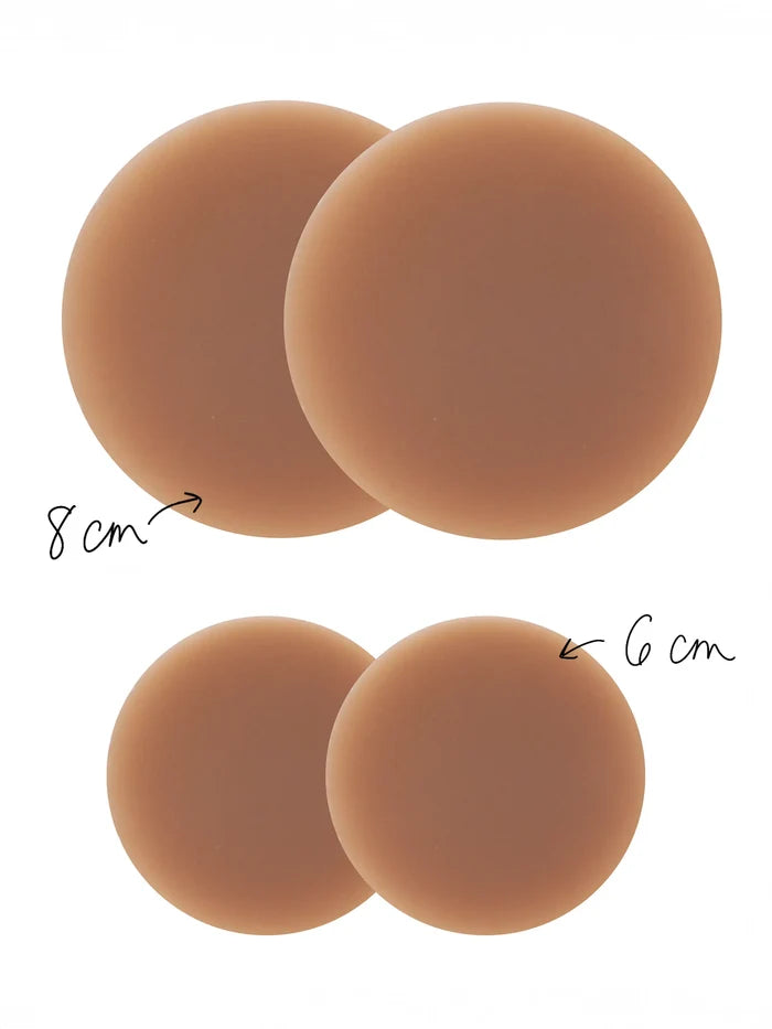 Boob-eez® x Natural Life Deluxe Duo Nipple Cover - Dark-view 3