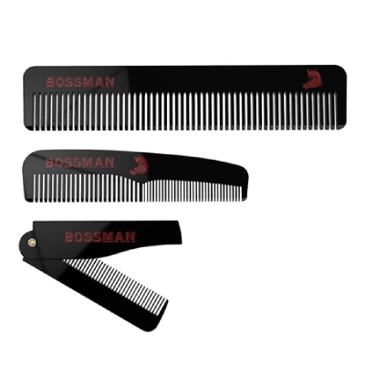 Bossman 3 Acetate Comb Set