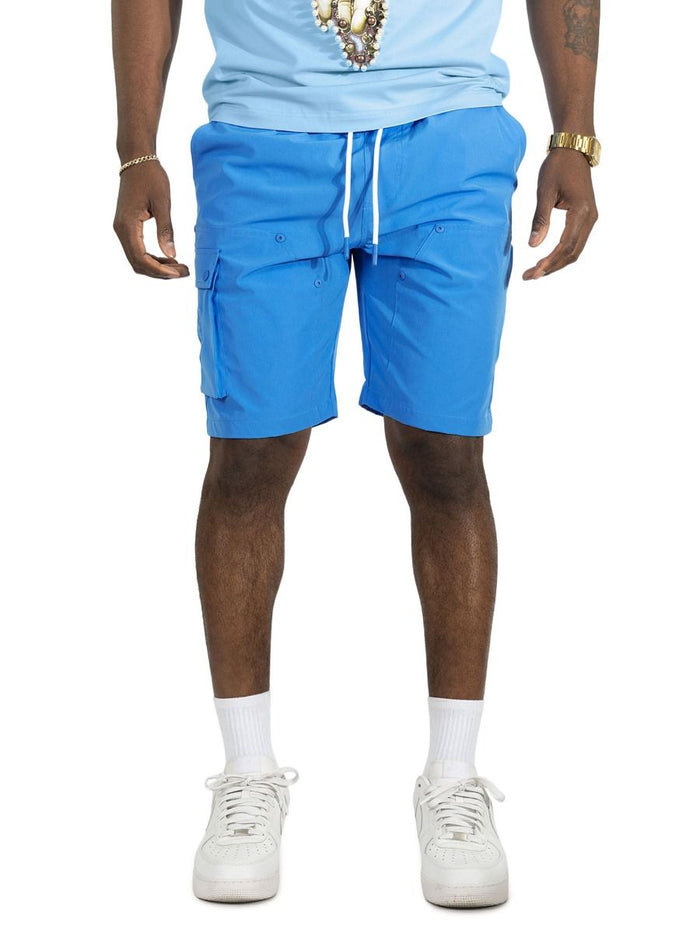 (B&T) MAKOBI ADORNI NYLON SHORT - M634 - LIGHT ROYAL