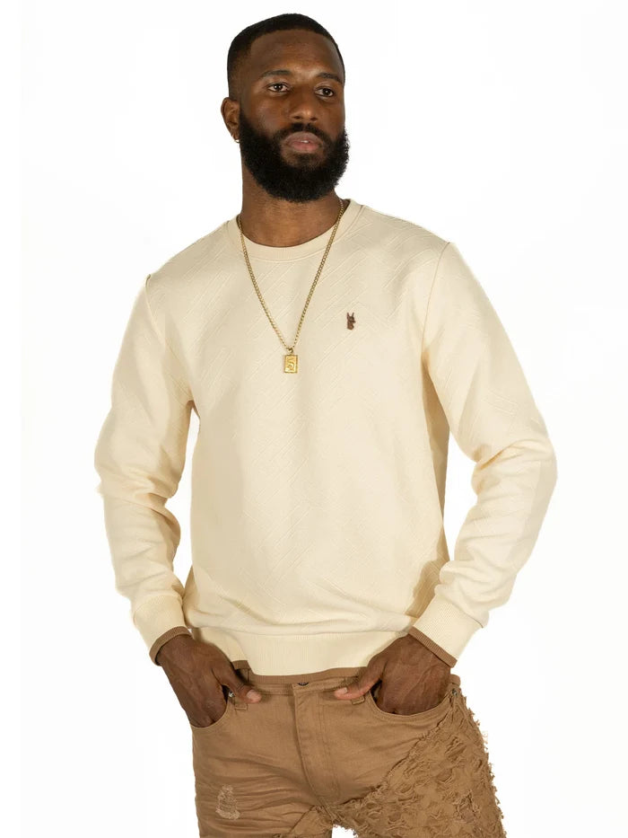B&T MAKOBI BEANCHI CREWNICK SHIRT - M4390B - NATURAL