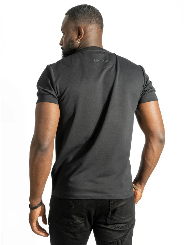 B&T MAKOBI "FERDONI" T-SHIRT - M374B - BLACK