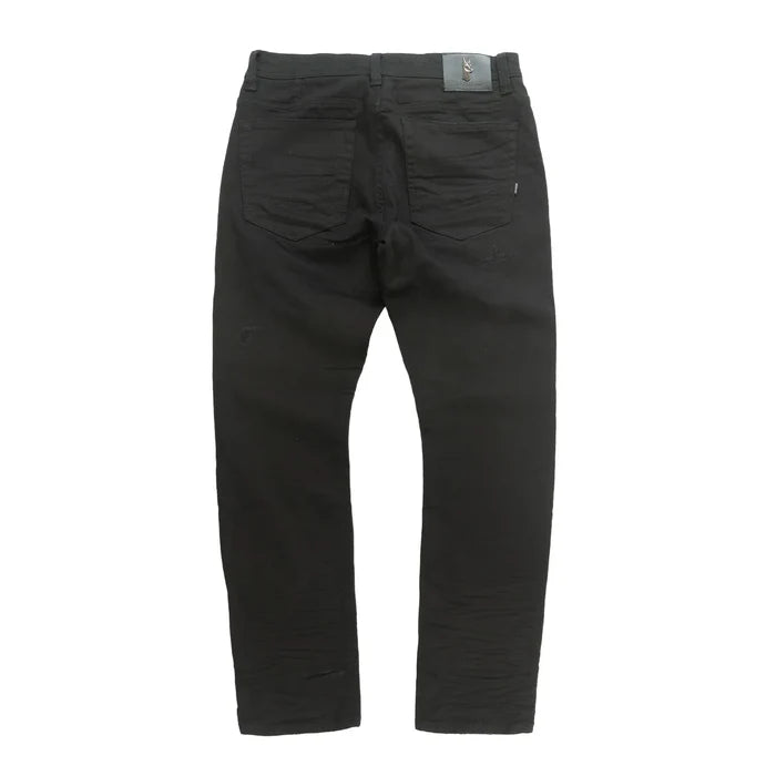 B&T MAKOBI PESCARA DENIM JEANS - M1988B - JET BLACK