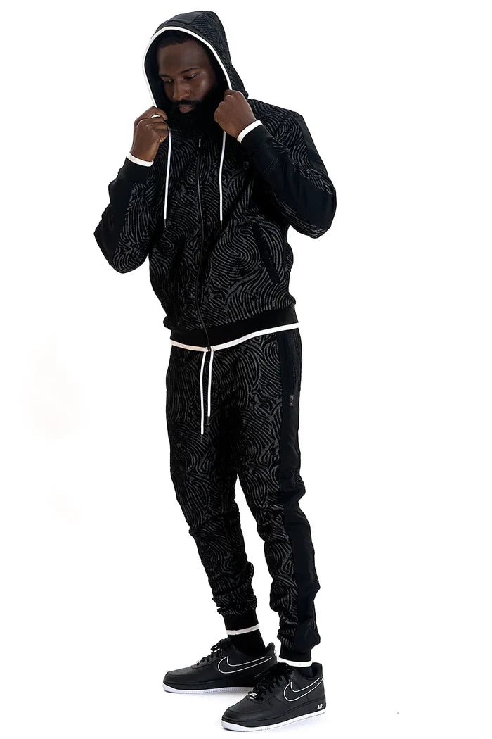 B&T MAKOBI TUSCANY KNIT SET - M4610BSET - BLACK