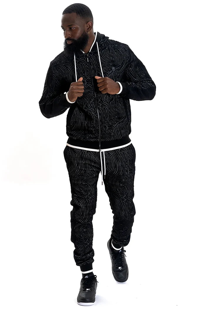 B&T MAKOBI TUSCANY KNIT SET - M4610BSET - BLACK