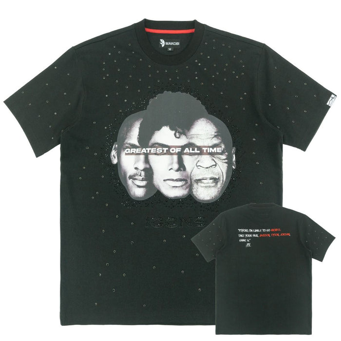 (B&T) MAKOBOI ICONS TEE - M353 - BLACK